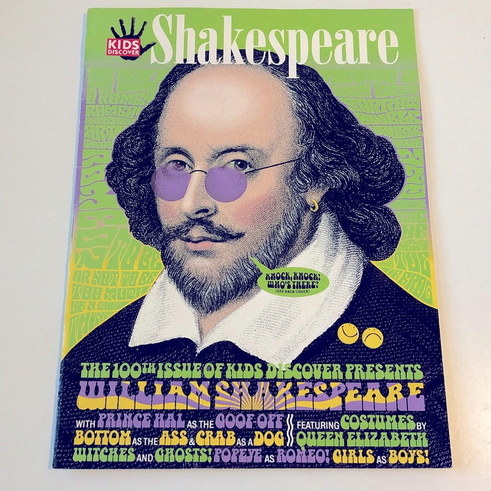 Vintage Y2K Kids Discover Magazine Shakespeare Volume 10 Issue 11 December 2000